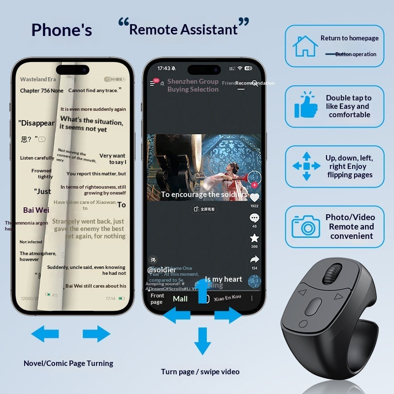 Roller Phone Bluetooth Remote Control